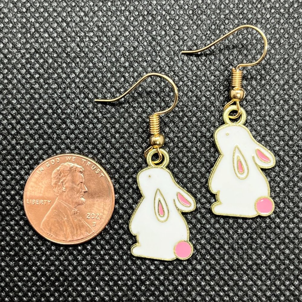 Cute Bunny Earrings - Picture 4 of 6